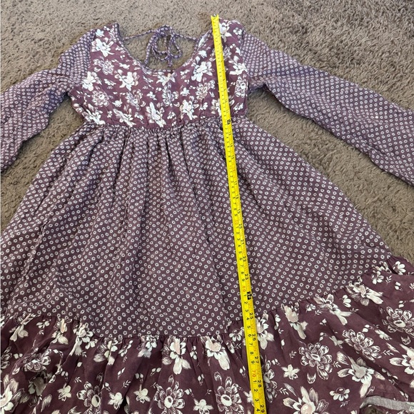 2 FOR $20 Tokyo Darling Boho Dress Purple Peasant Style Rayon Cottagecore XS - Picture 7 of 10